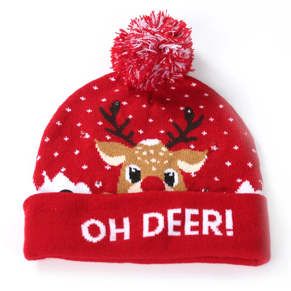 knitted santa hat