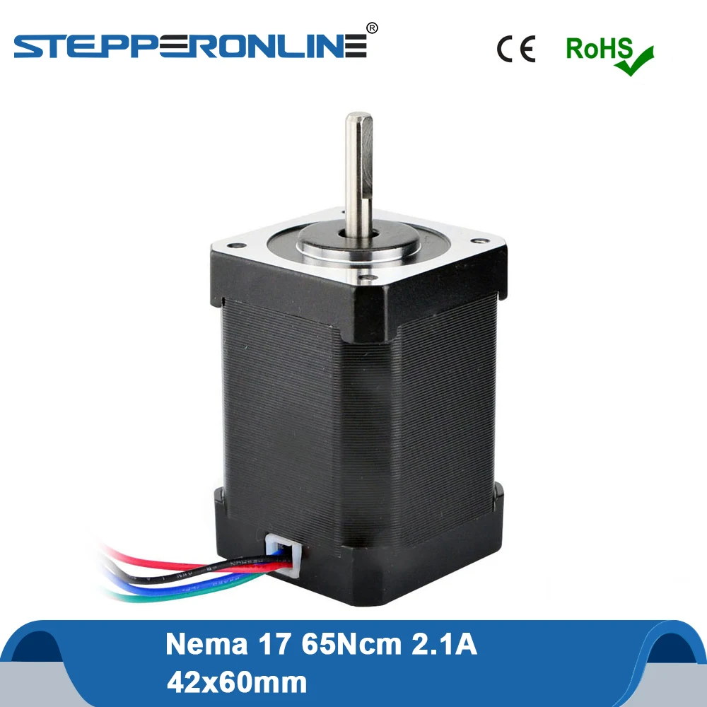 Nema17 шаговый двигатель 4 свинцовый 60 мм 65Ncm 2.1A Nema 17 12 в 42BYGH для DIY 3D принтера|Шаговый