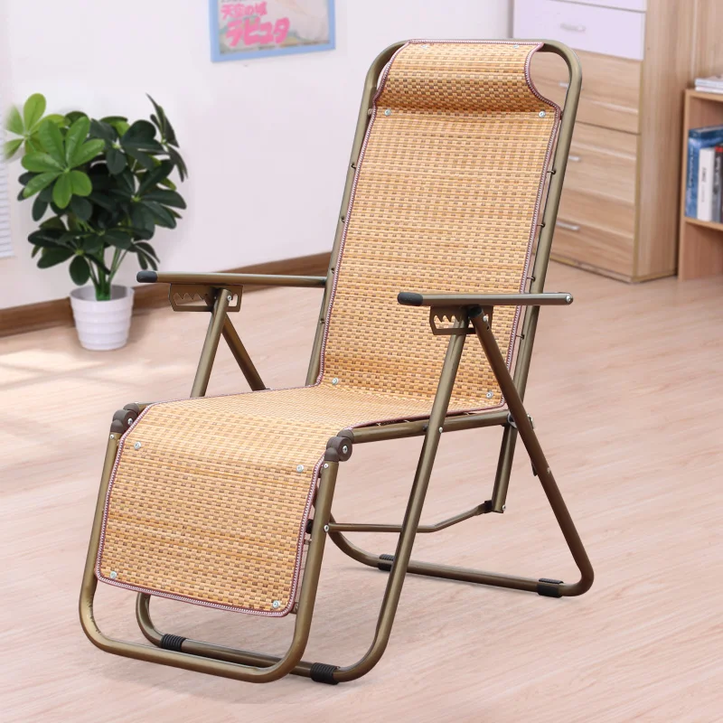 

Summer Cool Office Folding Chair Home Lunch Break Siesta Chair Portable Single Small Simple Ultra Light Outdoor