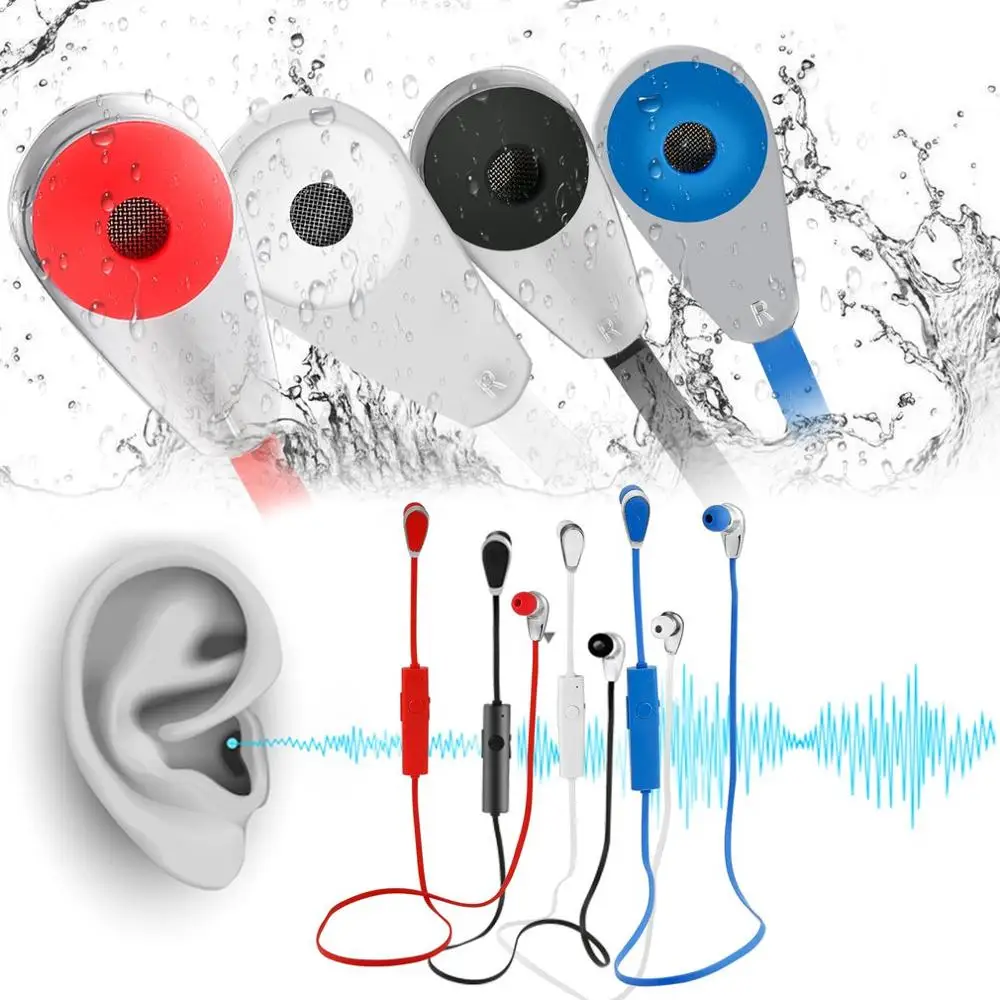 

New Extremely Light wireless Music V4.1 Headset motion stereo Headset Noise Isolation Earphone For Phone