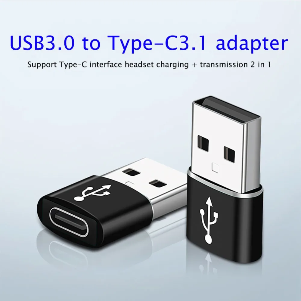 USB 3,0 тип A папа к USB3.1 Тип C гнездовой разъем конвертер адаптер USB к type-c зарядка передача данных Совместимость с OTG