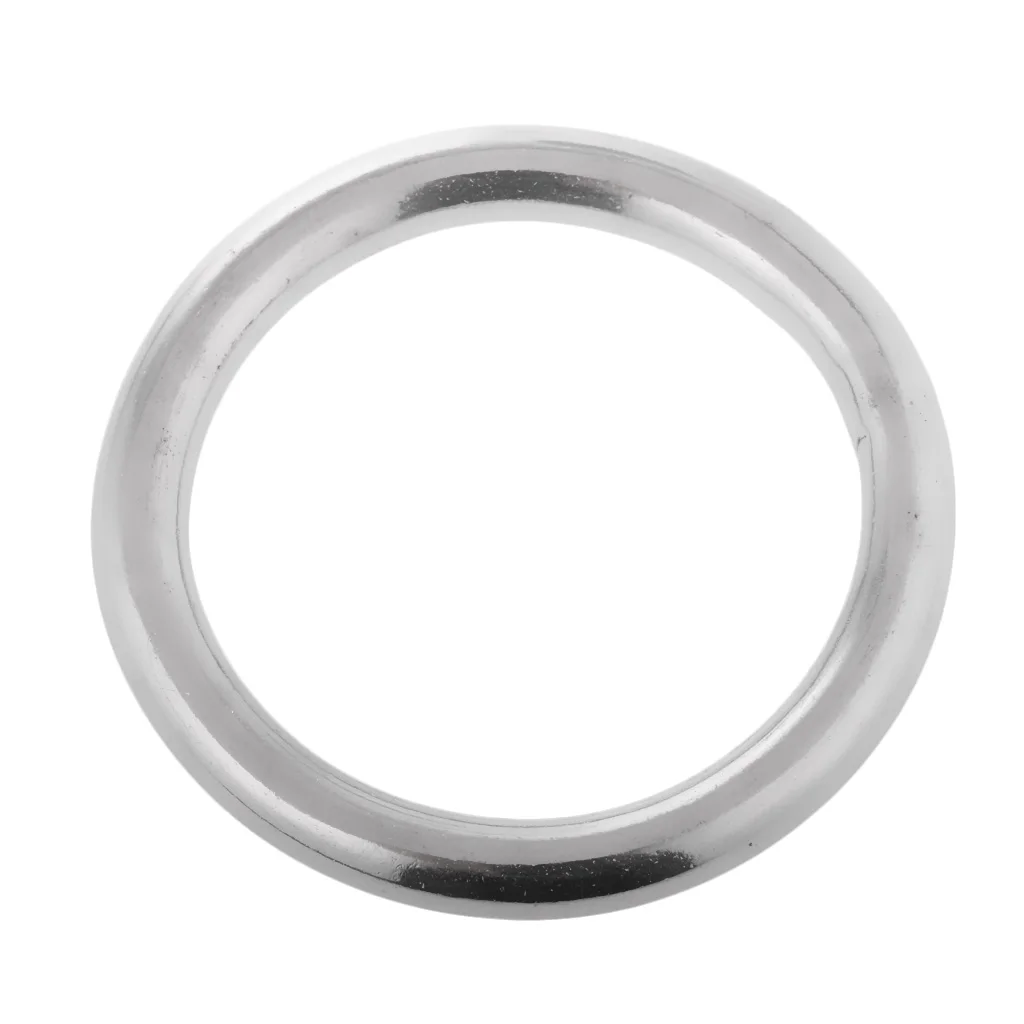 Smooth Welded High Strength 304 Stainless Steel Round O Ring Boat Marine