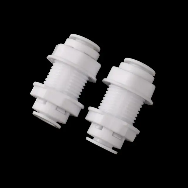 Kerti Öntözés 1/4 Hüvelykes Gyors, Egyenes, Egyenes Csőcsatlakozó Fordított Ozmózis Vízszerelvények Cső Lemez-Piszkáló 2 Db - Image 3