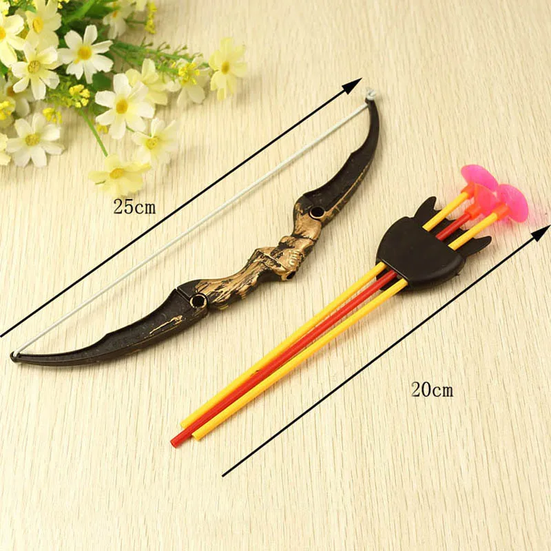 Shooting Outdoor Sports Toys Bow and Arrow Set Children Plastic Toys Outdoor Recreation