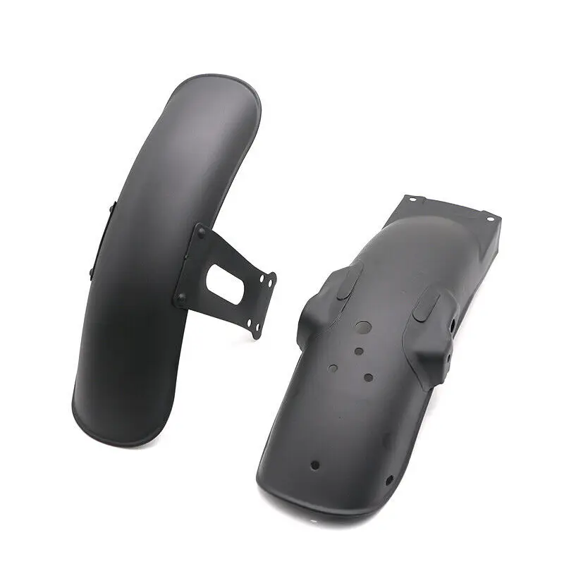 Один комплект черное металлическое переднее и заднее крыло в стиле ретро