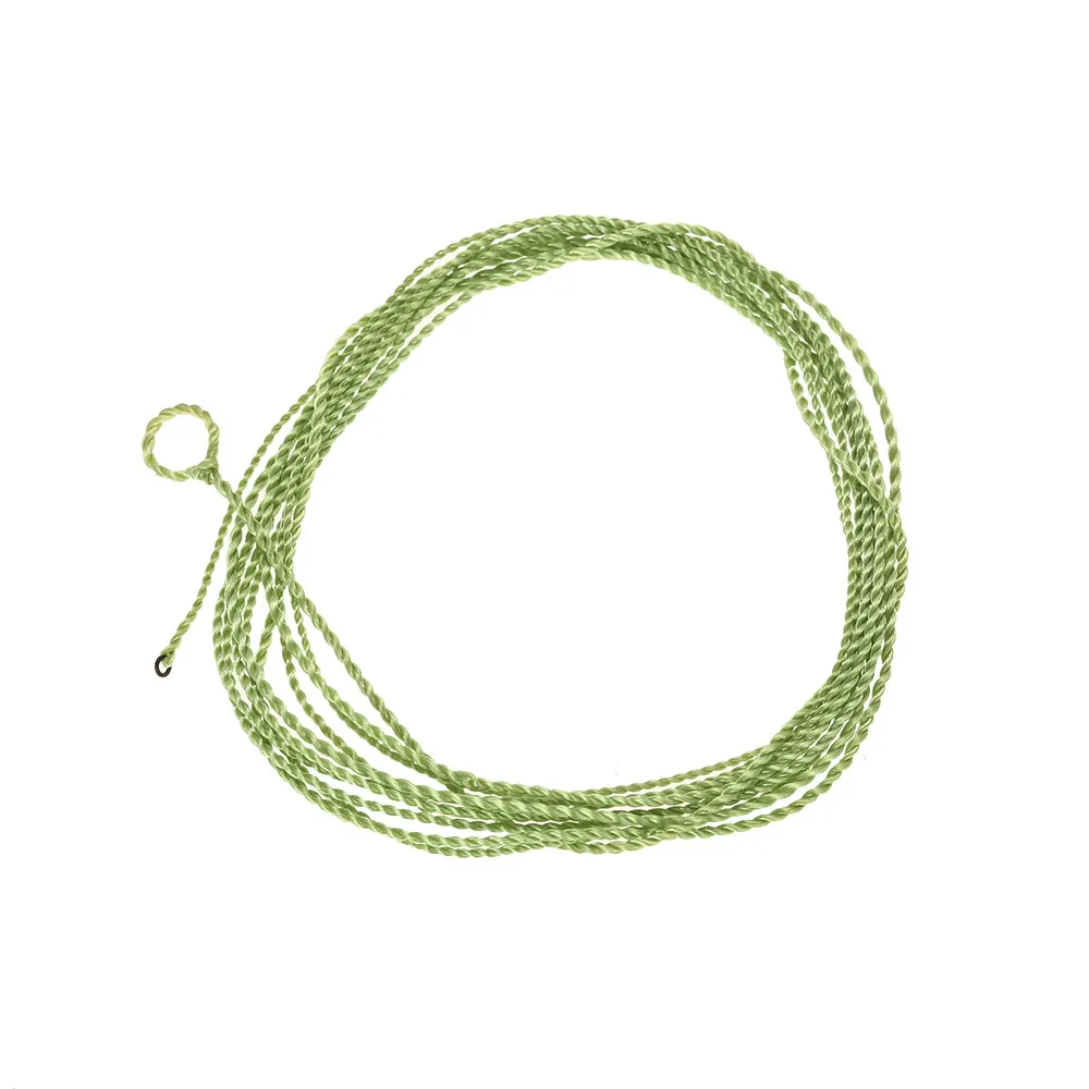 6FT Fly Fishing Leader with Tippet Ring PET Furled Leader