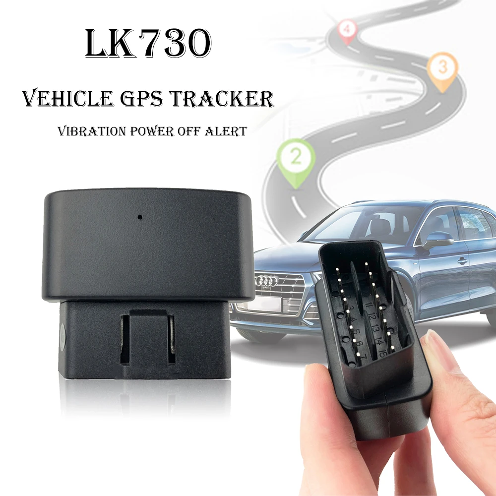 GPS-трекер TKSTAR LK730 автомобильный OBD2 Mini GSM GPS-локатор устройство слежения простой в