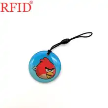 ID 125 кГц EM4305 перезаписываемый брелок для ключей RFID Круговой водонепроницаемый пустой жетон для карты брелок для ключей карта контроля доступа 1 шт