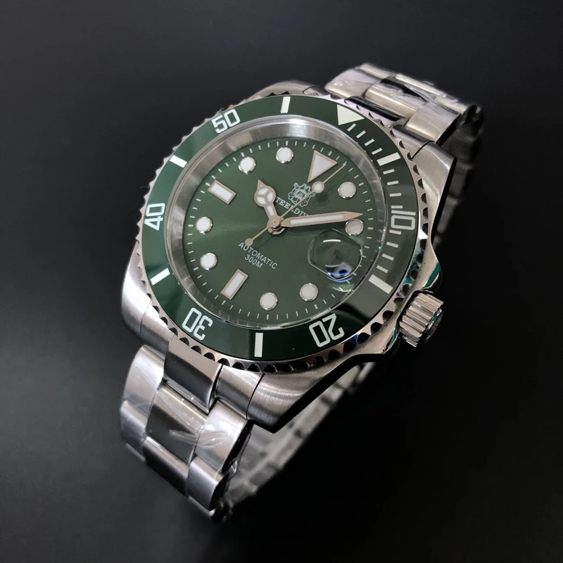 Мужские наручные часы STEELDIVE автоматические механические с керамическим