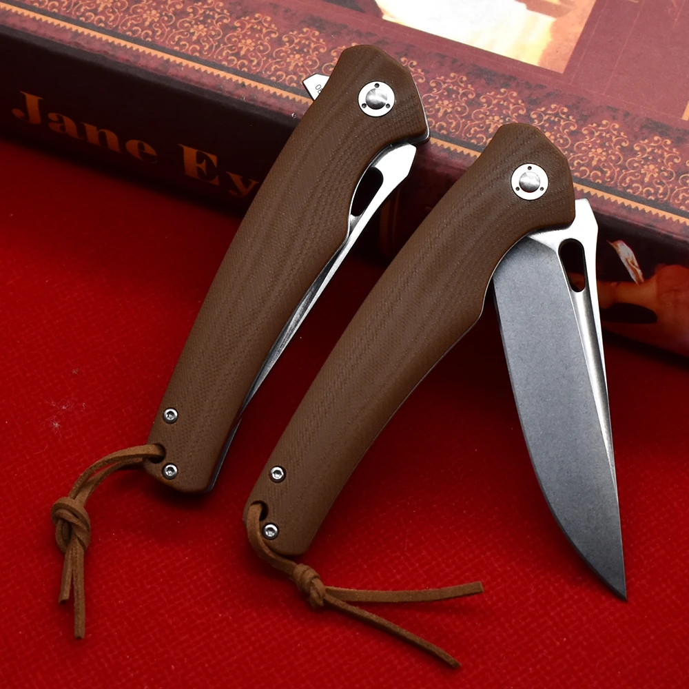 Folding Knife M390 Powder Steel  Pocket Outdoor Camping Combat Knife Utility Tool Survival Knife Rescue Knife Fruit Knife Edc 4