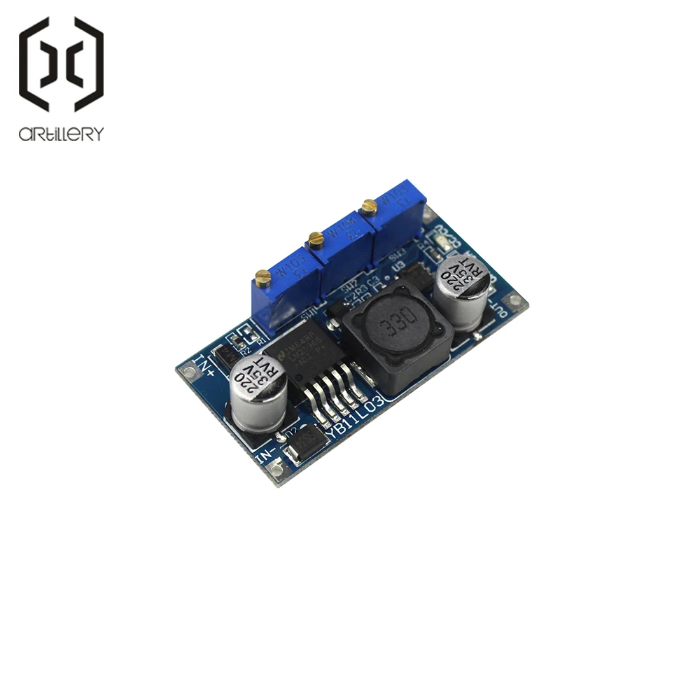 2PCS LM2596 DC-DC Step-down Adjustable CC//CV Power Supply Module LED driver
