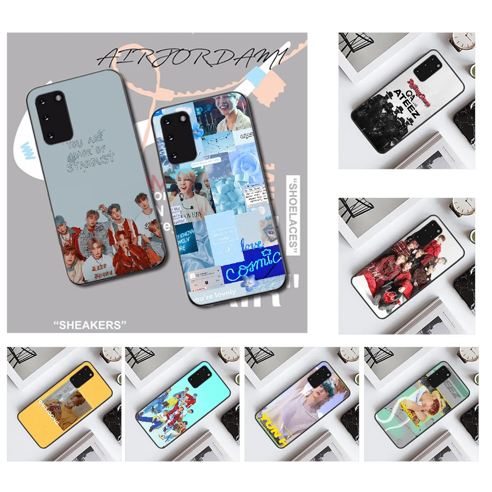 NBDRUICAI корейский комбинация ATEEZ DIY окрашенный блестящий чехол для телефона Samsung S20