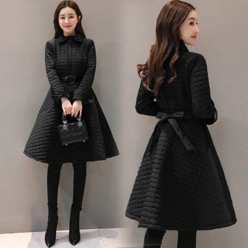 

Long Sleeve Mid-length Versatile Trend Simple Cool Polo Collar 2018 Winter Woolen Jacket