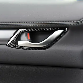 

Carbon Fiber Inner Door Handle Bowl Cover Trim Sticker For Mazda CX-5 17-18 High Quality Material