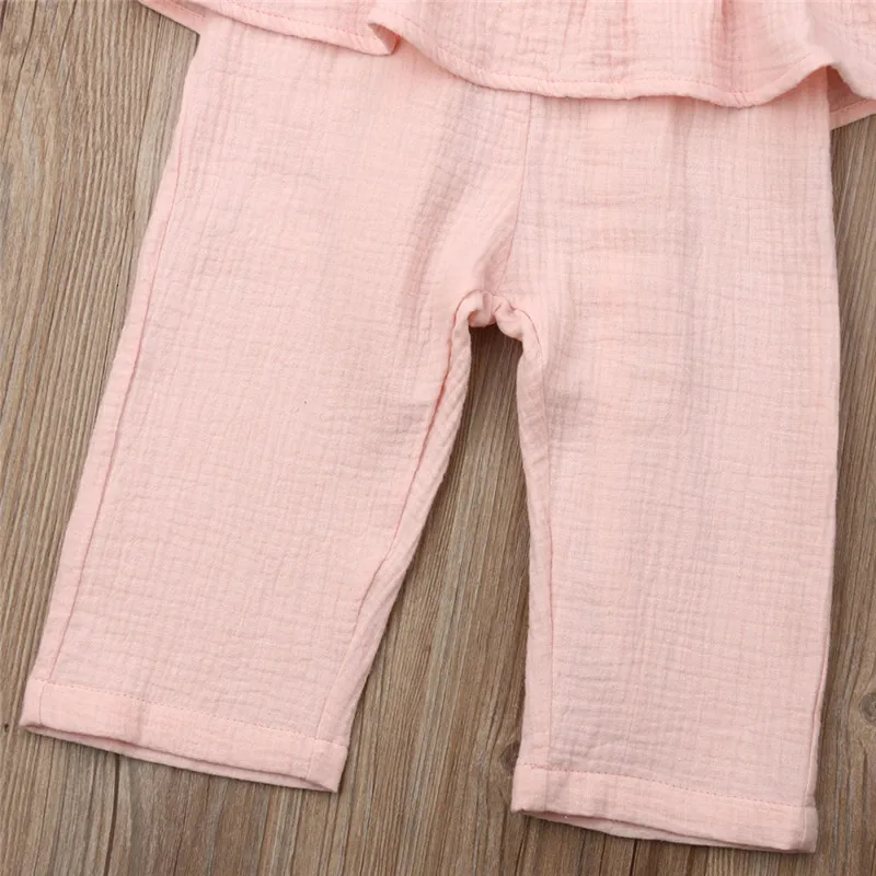 Новые детские комбинезоны унисекс Комбинезоны для маленьких мальчиков и девочек хлопковые льняные свободные брюки детская одежда в Корейском стиле комплект для девочек G005