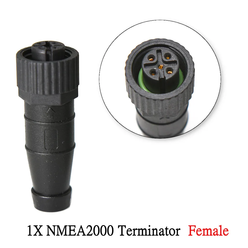 Terminateur NMEA 2000 Mâle/Femelle M12 - Neuf, Compatible Réseau Maritime NMEA 2000