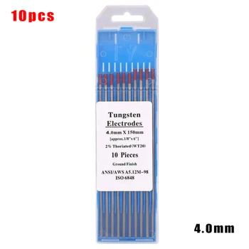

10pcs Tungsten Electrodes WT20 Consumable Soldeing Rods Kit Arc Machine