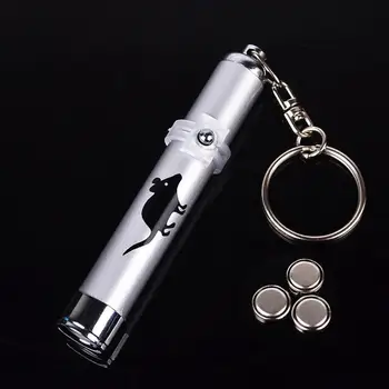 

Amazingly Cat Toy Creative Funny Pet Cat Laser Pointer LED Pointer Light With Bright Animation Mouse Paw Print fish Laser Light