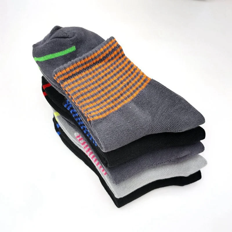 College Style School Students Short Socks Autumn Winter Warm New Fashion Women Vintage Sock Female Striped Leg Sox 5Pairs