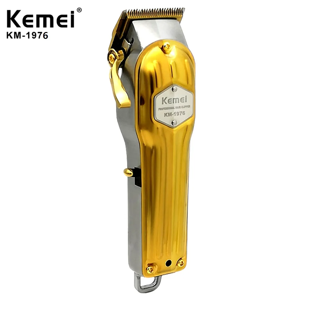 Kemei профессиональная Металлическая машинка для стрижки волос мужчин
