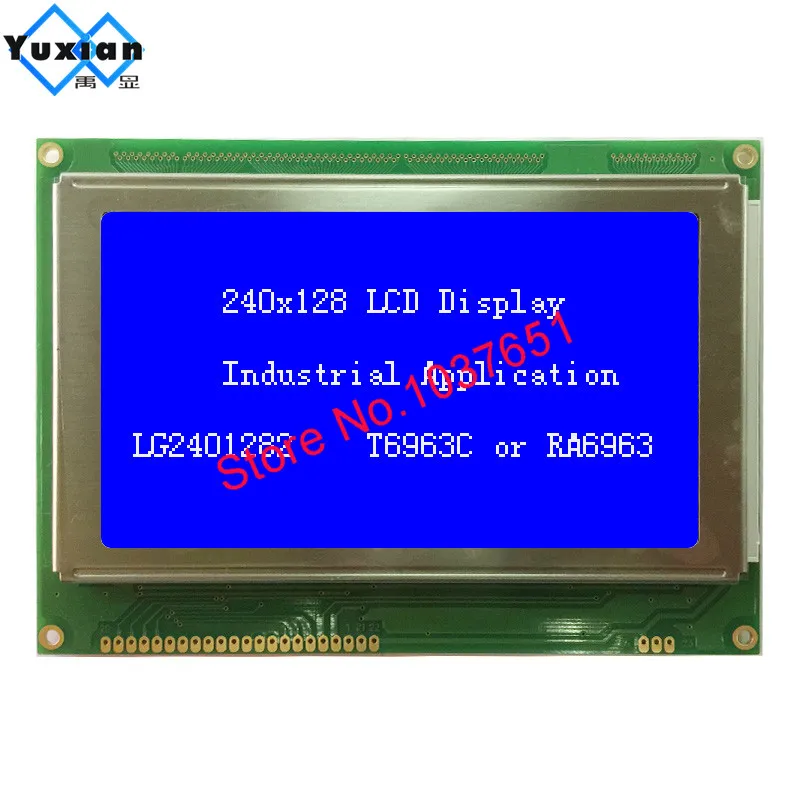 240 128 Lcd Display Panel Module 5v T6963c Ra6969 Control Blue 22pin Smd Ic Lg2401282bmdwh6v Hdm128gs24y 1 9j1f New Brand Ics Blue Ic Smdic Module Aliexpress