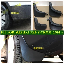 

Accessories Front Rear Mudguards Mud Flaps Splash Guards Fender Protective Cover Kit Plastic For Suzuki Sx4 s-cross 2014 - 2020