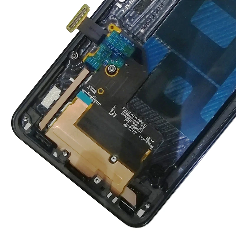 100% 테스트 LG G7 ThinQ LCD 스크린 터치 스크린 디지타이저 어셈블리, LG G7 G710EMW 디스플레이, 프레임 G7 + LCD 스크린, 6.1 인치