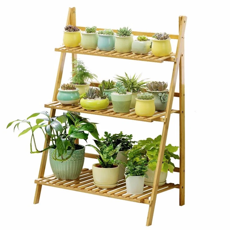 Деревянные деревянные полки Estanteria Para Plantas Varanda Plantenrekken для комнатных растений