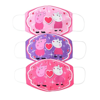 

Peppa Pig Kids Mouth Face Masks Cartoon Cotton Dustproof Face Mask Keep Warm Women Men Cosplay Toys Anime Mouth Masks