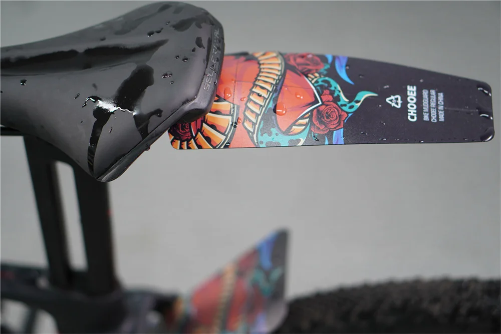 Garde-boue,Protection Queue De Poisson De Vélo En Plastique, Pièces De