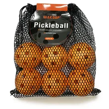 

WAKDOP Pickleball Balls Set Durable Nice Bounce High Visibility 26 Holes Pickle Ball With Mesh Balls Bag For Indoor Orange