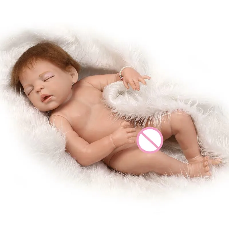 2" ручной работы реалистичные Reborn Baby Full Body силиконовая виниловая кукла для ванной Девочки Подарки девочка игрушки для детей кукла игрушка