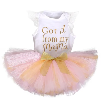 

2 pcs Cute Baby Spring Summer Lace Bodysuits Newborn Toddler Girls Climbing Suit Kids First Birthday Photo Prop Clothing Clothes