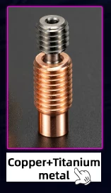 3D Drucker NF V6-Zone Wärme Pause Kupfer & Luft-Und Raumfahrt Materialien Throat Für 1,75mm Düse V6 HOTEND Heizung Block – Detail 16