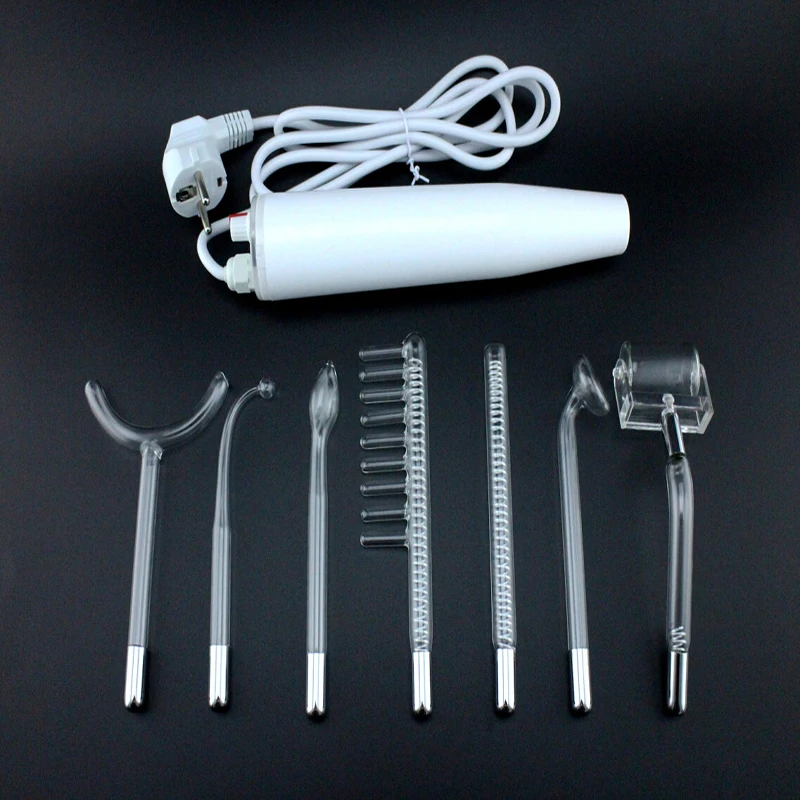 Portable High Frequency Facial Care Tools Household Electrotherapy Comb Electrotherapy Stick Cosmet