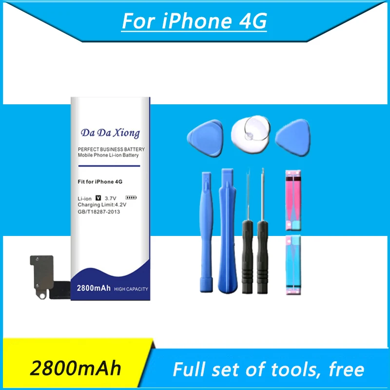 DaDaXiong Original 2800mAh Cell Phone For iPHONE 4 4G iPHONE4 Battery | Мобильные телефоны и аксессуары