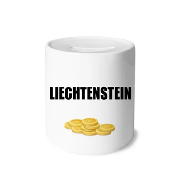 

Liechtenstein Country Name Money Box Printed Ceramic Coin Bank