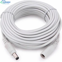 

DC 12V Power Adapter Extension Cable 5.5 * 2.1mm Male Female Power Cord Extend Wire Cable For CCTV Camera Router