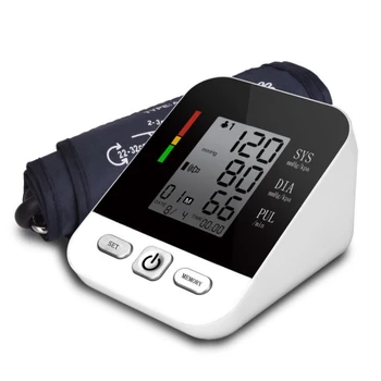 

Automatic Upper Arm Rechargerable Blood Pressure Monitor pressao Cuff Tonometer Arm Sphygmomanometer Tensiometer Tansiyon Aleti