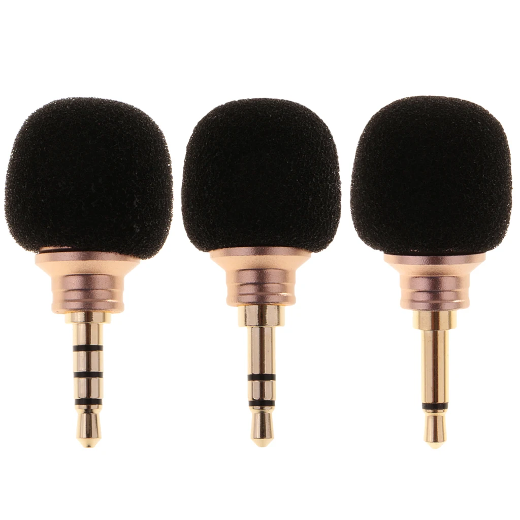 Mini Stereo Microphone 3.5mm Mic for Laptop Notebook Mobile Cell Phone