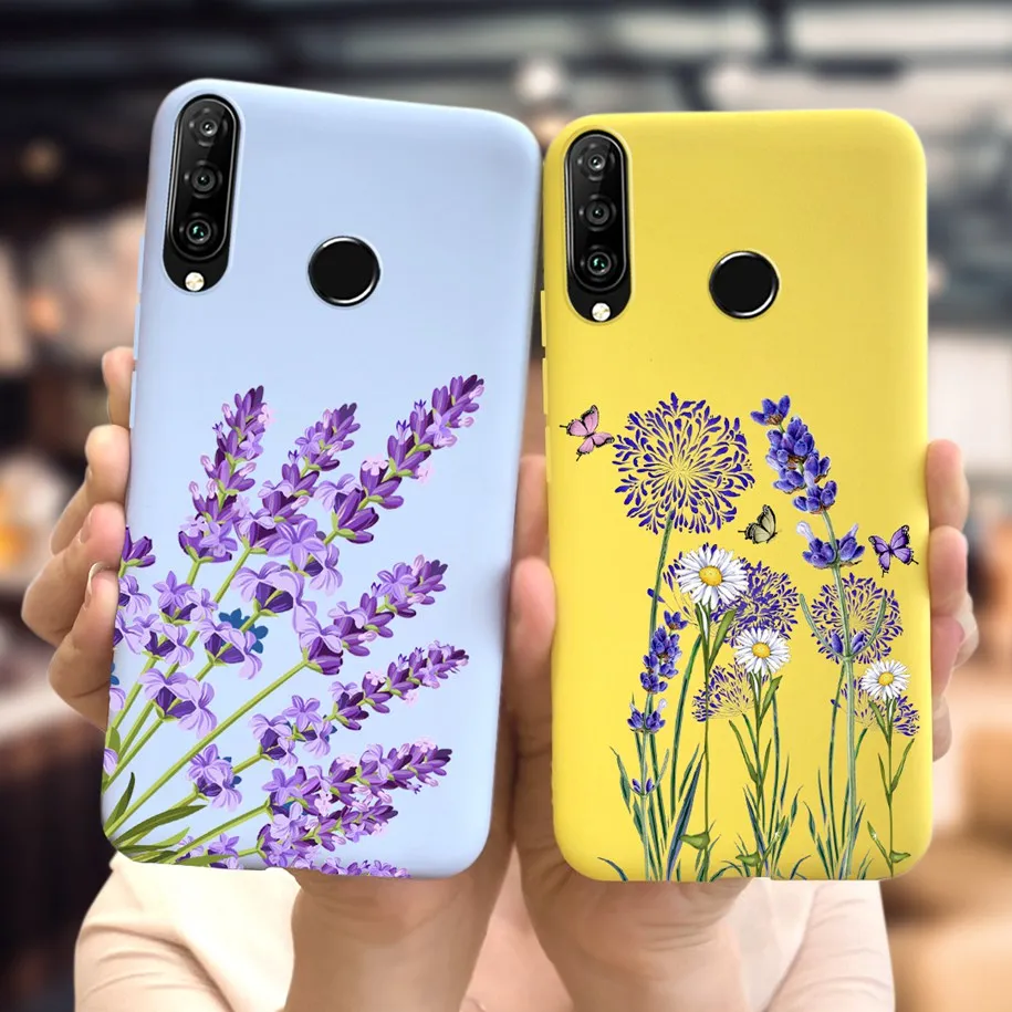 Чехол для Honor 20 Lite Модный чехол из ТПУ с рисунком лаванды Huawei P30 Nova 4E Honor20 20S MAR-LX1H