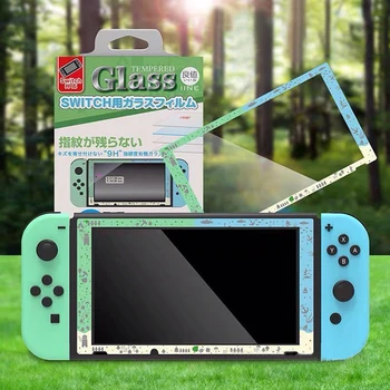 

1PC 9H HD Tempered Glass Screen Protector Film For Nintend Switch NS Animal Crossing Game Console Protective Accessories