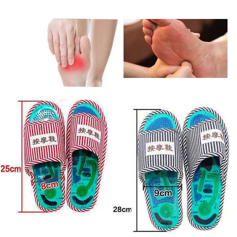 Slippers Pain Relief Foot Relaxation Healthy Care Shoes Magnetic Reflexology 