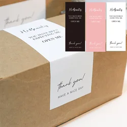 10 Pcs Thank You Decoration Stickers Seal Labels Small Business Commodity Gift Packaging Sealing Label Sticker Personalized