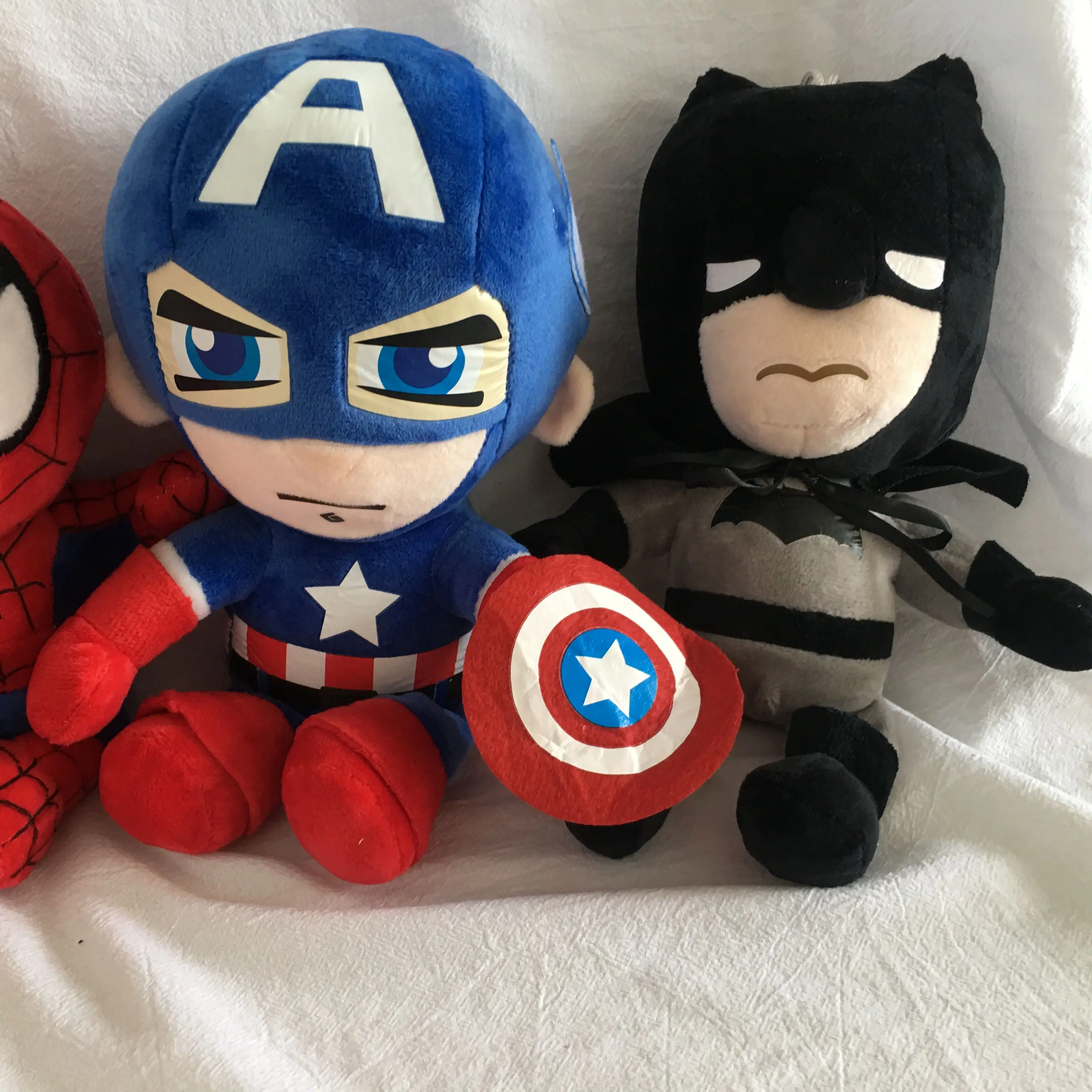 Marvel Мстители супер герой Капитан Америка Железный человек паук Бэтмен Мягкая Плюшевая Кукла