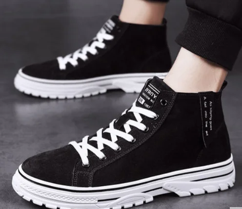 Free Shipping Fashion full black men shoes women size 36-45 no039