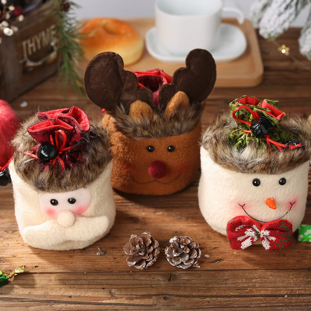 

Christmas Candy Party Gift Bag Decorations Xmas Storage Packing Wrapper Supplies Decor Gift christmas Tree presents navidad