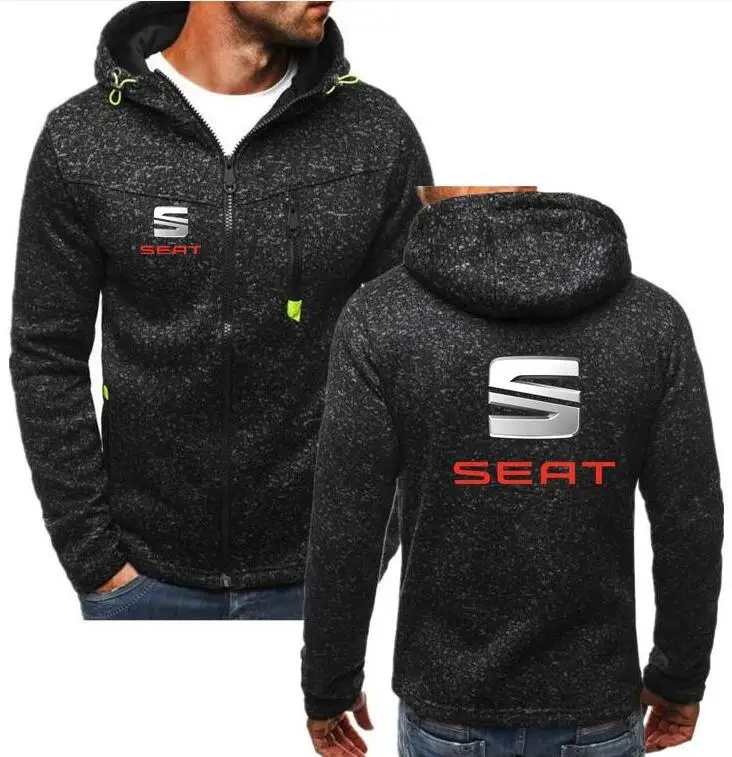 

2019 Brand Winter SEAT Hoodies Men man Zipper Coat SCANIA Hoodies&Sweatshirts Alfa Romeo hoodie Jacket