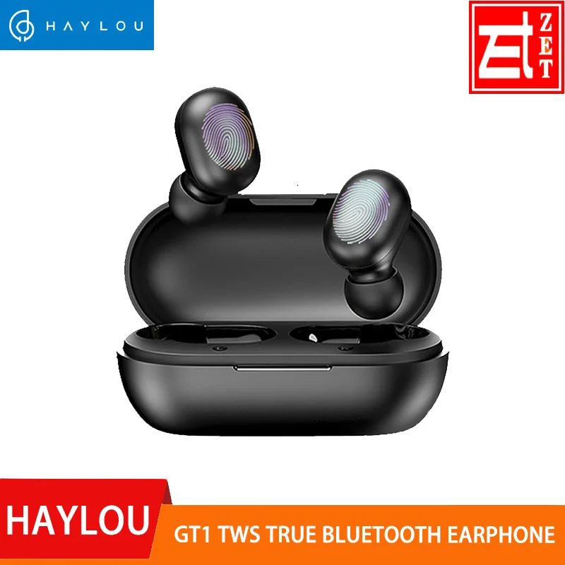 100% Оригинальные беспроводные Bluetooth наушники Haylou Gt1 Tws сенсорные HD стерео со