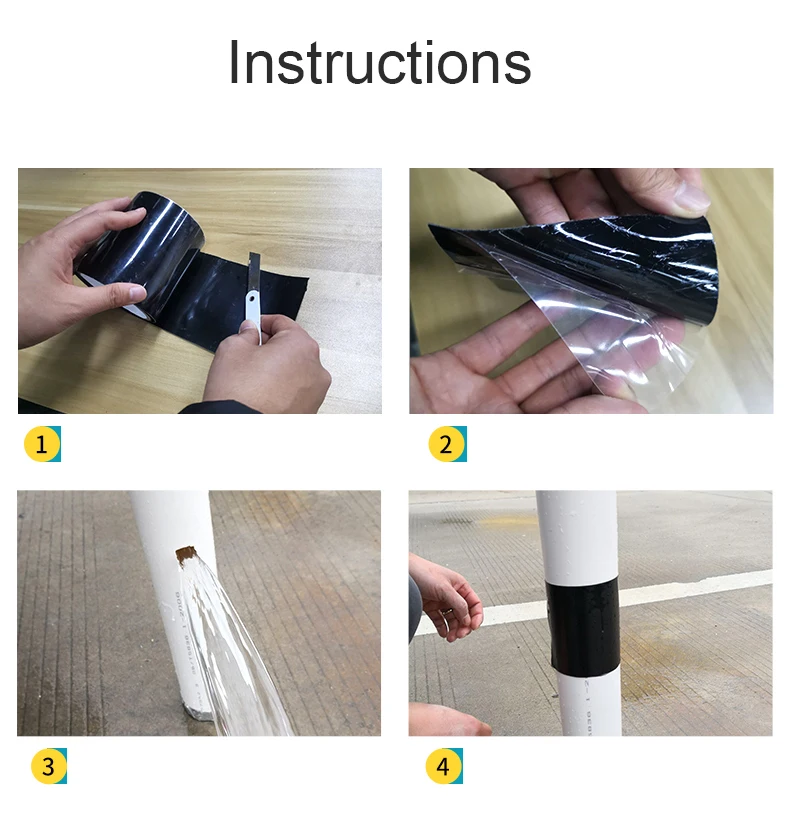 Repair Tape Super Strong Waterproof Tape 150cm Fiber Stop Leaks  Self Adhesive Tape Bathroom Duct Sealing Fix Insulating Tape